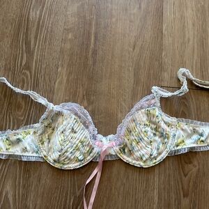 For Love And Lemons Pastel Floral Bra